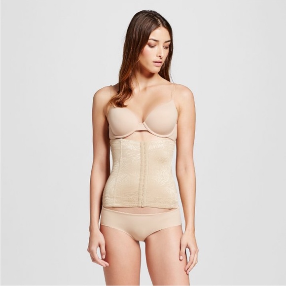 Maidenform Firm Control Waist Cincher Size Small Tan, NWT - Picture 3 of 4
